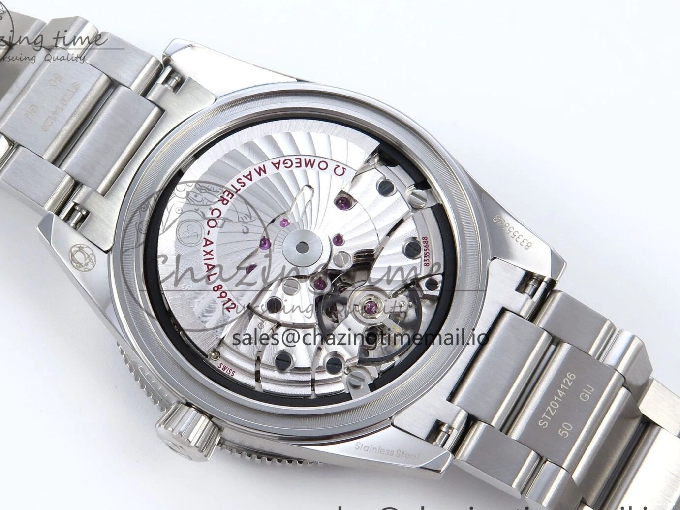 0523 Elegant Seamaster 300 Heritage SS VSF 1:1 Best Edition Blue Dial on SS Bracelet A 7701
